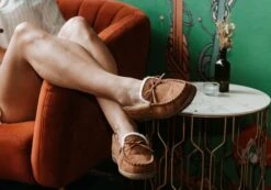 Scholl Orthaheel Womens Comfort Supportive Mohican Moccasin Slippers(Scholl Orthaheel Womens Comfortable Supportive Mohican Moccasin Slippers) -Skechers Sale Store 10a