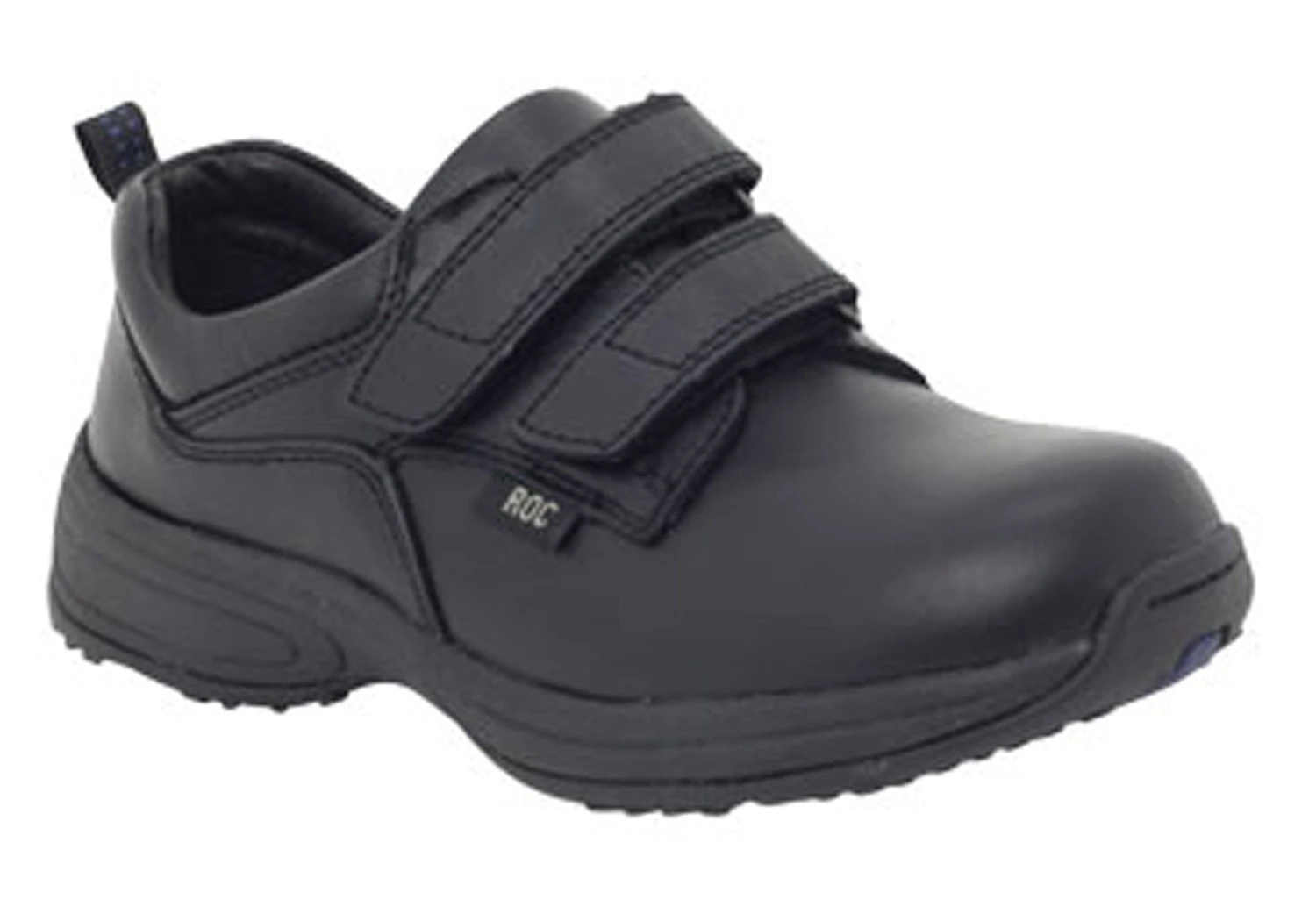 ROC Hype Junior Kids Black Adjustable Straps School Shoes(Roc Hype Junior Kids Velcro School Shoes) 2 ROC Hype Junior Kids Black Adjustable Straps School Shoes(Roc Hype Junior Kids Velcro School Shoes) - Image 2