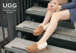 UGG Australian Shepherd Unisex Comfortable POPO Moccasin Slippers(Ugg Australian Shepherd Unisex Popo Moccasin Slippers) -Skechers Sale Store 11 41e50a77 fb24 4e30 9991 be5839749afe