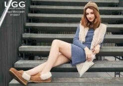 UGG Australian Shepherd Unisex Comfortable POPO Moccasin Slippers(Ugg Australian Shepherd Unisex Popo Moccasin Slippers) -Skechers Sale Store 11a 61efd136 b919 4ca1 9a6b 95f87b3c9493