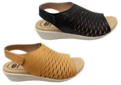 Scholl Orthaheel Tulsa Womens Comfortable Leather Wedge Sandals(Scholl Orthaheel Tulsa Womens Comfortable Supportive Leather Sandals) -Skechers Sale Store 1AAA 7da4b1b3 1526 4fa4 b2aa 8a493fe10d33