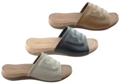 New Face Fresco Womens Comfort Leather Slides Sandals Made In Brazil(New Face Fresco Womens Comfort Leather Slides Sandals Made In Brazil) -Skechers Sale Store 1 f81db0b4 bd77 44f8 b834 0a5fad0c3258