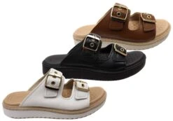 Pegada Arlineda Womens Comfortable Brazilian Leather Slides Sandals(Pegada Arlineda Womens Comfortable Brazilian Leather Slides Sandals) -Skechers Sale Store 1a 1d1593c8 8917 4941 8858 774dff08cd86