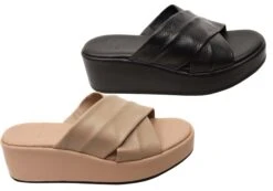 Via Paula Ginza Womens Brazilian Leather Platform Slides Sandals(Via Paula Ginza Womens Brazilian Comfort Leather Platform Slides Sandals) -Skechers Sale Store 1aa 3fa668c6 5b1a 459d 96cf 21bd6e63da20