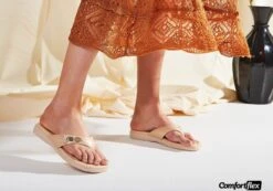 Comfortflex Natalie Womens Comfortable Thongs Sandals Made In Brazil(Comfortflex Natalie Womens Comfortable Thongs Sandals Made In Brazil) -Skechers Sale Store 1ad bc4ab1af f569 4e5b be97 973d57e20833