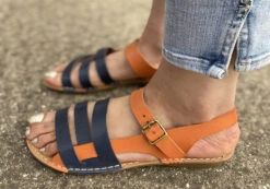 Andacco Aprili Womens Comfortable Flat Leather Sandals Made In Brazil(Andacco Aprili Womens Comfort Flat Leather Sandals Made In Brazil) -Skechers Sale Store 2 a91ef186 8379 417d 993e c6dba5b53a45