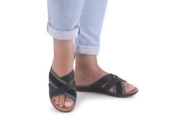 Usaflex Crescent Womens Comfort Leather Slides Sandals Made In Brazil(Usaflex Crescent Womens Comfort Leather Slides Sandals Made In Brazil) -Skechers Sale Store 2a 61af49ea 8c44 414a a6f6 8be58bca6ad5