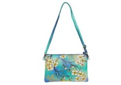 Modapelle Womens Leather Hand Painted Shoulder Cross Body Bag 3192(Modapelle Womens Leather Hand Painted Shoulder Cross Body Bag 3192) -Skechers Sale Store 3192FrangipaniBack