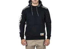 Caterpillar Mens Comfortable Versatile Logo Panel Hooded Sweat Shirt(Caterpillar Mens Logo Panel Hooded Sweat Shirt) -Skechers Sale Store 7 c7d28e15 8113 4556 a14b b1afa57b0aeb