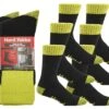 6 Pairs Of Hard Yakka Mens Core Crew Socks(6 Pairs Of Hard Yakka Mens Core Crew Socks) -Skechers Sale Store CORE HI VIS WORK CREW SOCK 6 pack Yellow