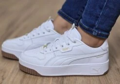 Puma Womens Carina Street Lux Stylish Lace Up Sneakers(Puma Womens Carina Street Lux Stylish Lace Up Sneakers) 21 Puma Womens Carina Street Lux Stylish Lace Up Sneakers(Puma Womens Carina Street Lux Stylish Lace Up Sneakers) -Skechers Sale Store Carina Street Lux white