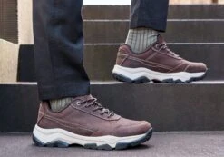 Rockport Eastern RO Mens Leather Comfortable Lace Up Shoes(Rockport Eastern Ro Mens Leather Comfortable Lace Up Shoes) -Skechers Sale Store Eastern Brown v1