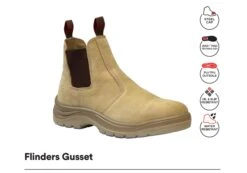 KingGee Mens Flinders Suede Steel Cap Gusset Work Boots(Kinggee Mens Flinders Suede Steel Cap Gusset Work Boots 1) -Skechers Sale Store Flinders 1