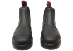 KingGee Mens Black Tradie Gusset Steel Cap Safety Boots With Scuff Cap(Kinggee Mens Black Tradie Gusset Steel Cap Safety Boots With Scuff Cap 3) -Skechers Sale Store IMG 0067