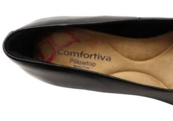 Comfortiva Peach Womens Comfort Footbed Wide Fit Leather Court Shoes(Comfortiva Peach Womens Comfort Footbed Wide Fit Leather Court Shoes) -Skechers Sale Store IMG 0079