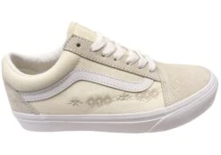 Vans Womens Old Skool Craftcore Marshmallow Sneakers(Vans Womens Old Skool Craftcore Marshmallow Sneakers)