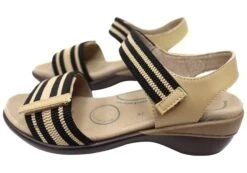 Homyped Savannah Braid Womens Supportive Extra Wide Leather Sandals(Homyped Savannah Braid Womens Supportive Extra Wide Leather Sandals) -Skechers Sale Store IMG 0338