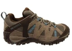 Merrell Womens Deverta 2 Waterproof Comfortable Leather Hiking Shoes(Merrell Womens Deverta 2 Waterproof Comfortable Leather Hiking Shoes)