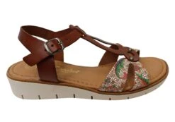 Lola Canales Salli Womens Comfortable Leather Sandals Made In Spain(Lola Canales Salli Womens Comfortable Leather Sandals Made In Spain)