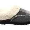 Dearfoams Womens Comfortable Nyla Felted & Plaid Moc Toe Clog Slippers(Dearfoams Womens Comfortable Nyla Felted Plaid Moc Toe Clog Slippers) -Skechers Sale Store IMG 0433