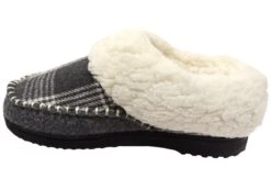 Dearfoams Womens Comfortable Nyla Felted & Plaid Moc Toe Clog Slippers(Dearfoams Womens Comfortable Nyla Felted Plaid Moc Toe Clog Slippers) -Skechers Sale Store IMG 0434