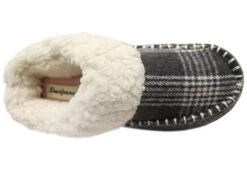 Dearfoams Womens Comfortable Nyla Felted & Plaid Moc Toe Clog Slippers(Dearfoams Womens Comfortable Nyla Felted Plaid Moc Toe Clog Slippers) -Skechers Sale Store IMG 0436