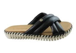 Bottero Bonnie Womens Comfort Leather Slides Sandals Made In Brazil(Bottero Bonnie Womens Comfort Leather Slides Sandals Made In Brazil)