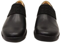 Nurse Mates Cally Womens Comfortable Wide Fit Leather Slip On Shoes(Nurse Mates Cally Womens Comfortable Leather Slip On Shoes) -Skechers Sale Store IMG 0530