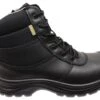 KingGee Black Mens Tradie Zip Lace Composite Safety Work Boots(Kinggee Black Mens Tradie Zip Lace Composite Safety Work Boots)