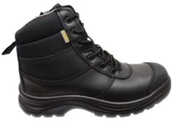KingGee Black Mens Tradie Zip Lace Composite Safety Work Boots(Kinggee Black Mens Tradie Zip Lace Composite Safety Work Boots)