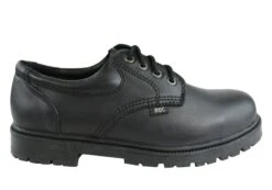 Roc Magnum Senior Lace Up Black Leather Comfortable School Shoes(Roc Magnum Older Boys Mens School Shoes)
