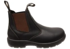 Hard Yakka Mens Leather Outback Pull On Steel Toe PR Safety Boots(Hard Yakka Mens Brown Leather Outback Pull On Steel Toe Pr Safety Boots)