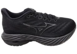 Mizuno Mens Wave Rider 28 2E Wide Fit Comfortable Running Shoes Black(Mizuno Mens Wave Rider 28 2e Wide Fit Comfortable Running Shoes Black)