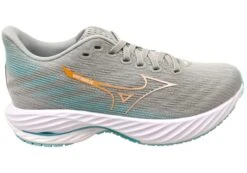 Mizuno Womens Wave Rider 28 Comfortable Running Shoes Harbor Mist(Mizuno Womens Wave Rider 28 Comfortable Running Shoes Harbor Mist)