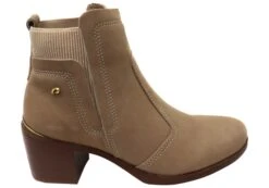 Pegada Lane Womens Mid Heel Leather Ankle Boots Made In Brazil(Pegada Lane Womens Mid Heel Leather Ankle Boots Made In Brazil)