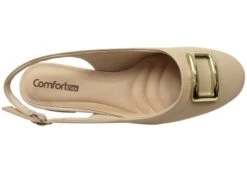 Comfortflex Tegan Womens Leather Low Heel Sling Back Shoes(Comfortflex Tegan Womens Comfortable Brazilian Low Heel Sling Back Shoes) -Skechers Sale Store IMG 1262 2779ae71 2412 4f7b 858c b1e0b927ab9e