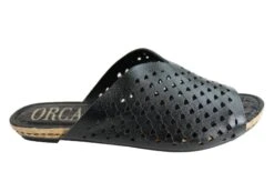 Orcade Natalie Womens Comfort Leather Slides Sandals Made In Brazil(Orcade Natalie Womens Comfortable Leather Slides Sandals Made In Brazil)