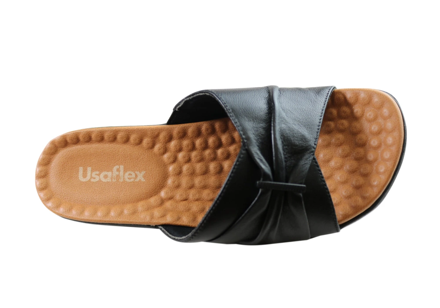 Usaflex Lucie Womens Comfort Leather Slides Sandals Made In Brazil(Usaflex Lucie Womens Comfort Leather Slides Sandals Made In Brazil) 3 Usaflex Lucie Womens Comfort Leather Slides Sandals Made In Brazil(Usaflex Lucie Womens Comfort Leather Slides Sandals Made In Brazil) - Image 3