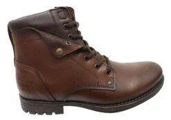 Pegada Julian Mens Comfortable Leather Boots Made In Brazil(Pegada Julian Mens Comfortable Leather Boots Made In Brazil)