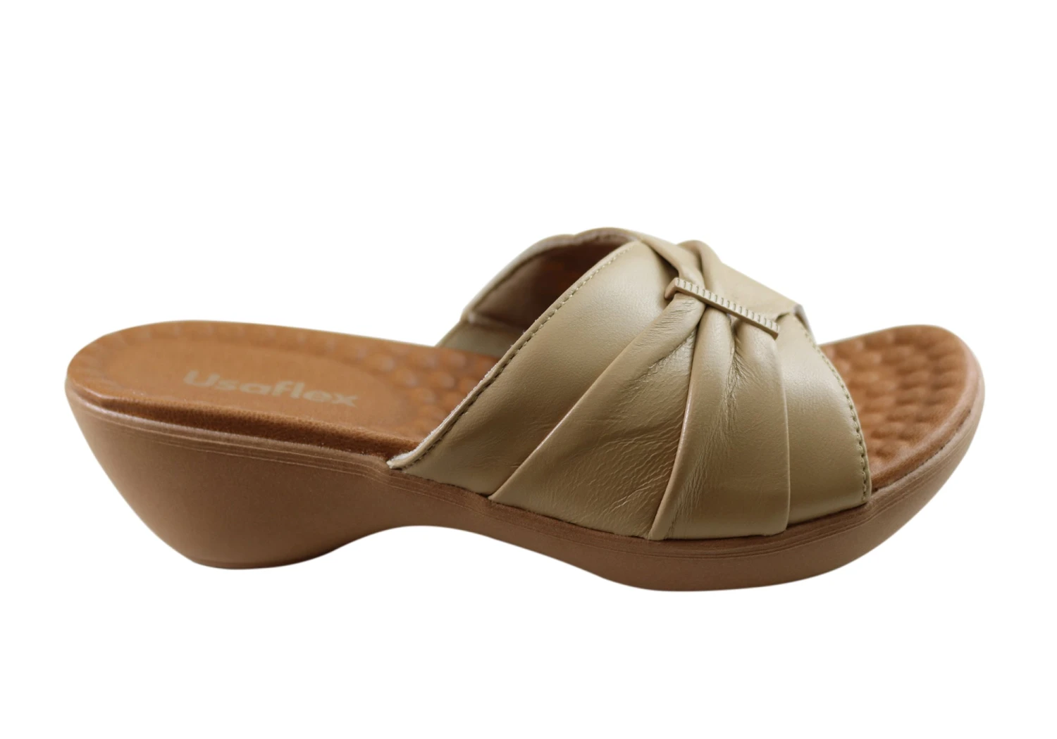 Usaflex Lucie Womens Comfort Leather Slides Sandals Made In Brazil(Usaflex Lucie Womens Comfort Leather Slides Sandals Made In Brazil) 1 Usaflex Lucie Womens Comfort Leather Slides Sandals Made In Brazil(Usaflex Lucie Womens Comfort Leather Slides Sandals Made In Brazil)