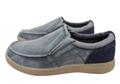 Slatters Genesis Mens Comfortable Canvas Slip On Casual Shoes(Slatters Genesis Mens Comfortable Canvas Slip On Casual Shoes) -Skechers Sale Store IMG 1557 7165b94a 7569 418c 96eb a2cd0558f0fd