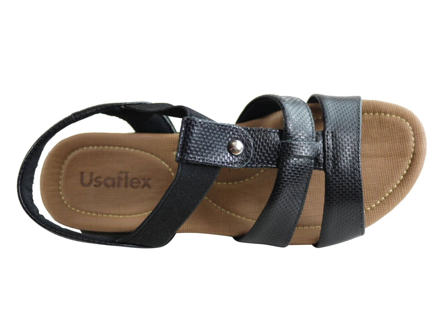 Usaflex Ventura Womens Comfy Cushioned Leather Sandals Made In Brazil(Usaflex Ventura Womens Comfortable Leather Sandals Made In Brazil) 4 Usaflex Ventura Womens Comfy Cushioned Leather Sandals Made In Brazil(Usaflex Ventura Womens Comfortable Leather Sandals Made In Brazil) - Image 4