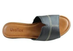 Usaflex Clover Womens Brazilian Comfy Cushioned Leather Slides Sandals(Usaflex Clover Womens Brazilian Comfy Cushioned Leather Slides Sandals) -Skechers Sale Store IMG 1634 1d6d7a47 3b15 4427 beb4 131a5fcec819