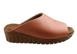 Usaflex Adene Womens Comfort Leather Slides Sandals Made In Brazil(Usaflex Adene Womens Comfort Leather Slides Sandals Made In Brazil)