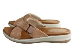 Usaflex Stella Womens Brazilian Comfy Cushioned Leather Slides Sandals(Usaflex Stella Womens Brazilian Comfy Cushioned Leather Slides Sandals) -Skechers Sale Store IMG 1793 a2241e0c c99b 4f46 a38d 2da8eeee807d