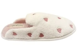 Dearfoams Womens Comfortable Open Back Scuff Slippers(Dearfoams Womens Comfortable Valentines Day Scuff Slippers)