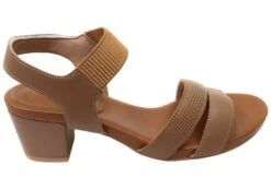 Usaflex Trudie Womens Comfortable Leather Mid Heel Sandals(Usaflex Trudie Womens Comfortable Leather Mid Heel Sandals)