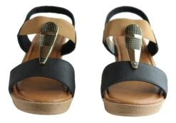 Usaflex Analise Womens Comfort Cushioned Wedge Sandals Made In Brazil(Usaflex Analise Womens Comfort Cushioned Wedge Sandals Made In Brazil) -Skechers Sale Store IMG 2099 d5d5e89d bce0 4a63 a2d4 423713012b14