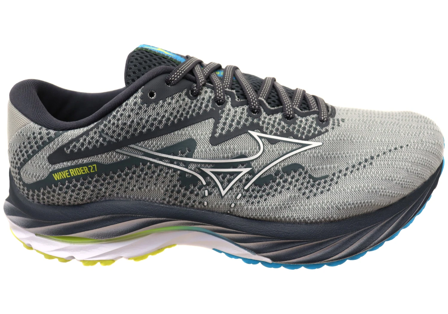 Mizuno Mens Wave Rider 27 Wide Fit Comfortable Running Shoes(Mizuno Mens Rider 27 Wide Fit Comfortable Running Shoes) 1 Mizuno Mens Wave Rider 27 Wide Fit Comfortable Running Shoes(Mizuno Mens Rider 27 Wide Fit Comfortable Running Shoes)