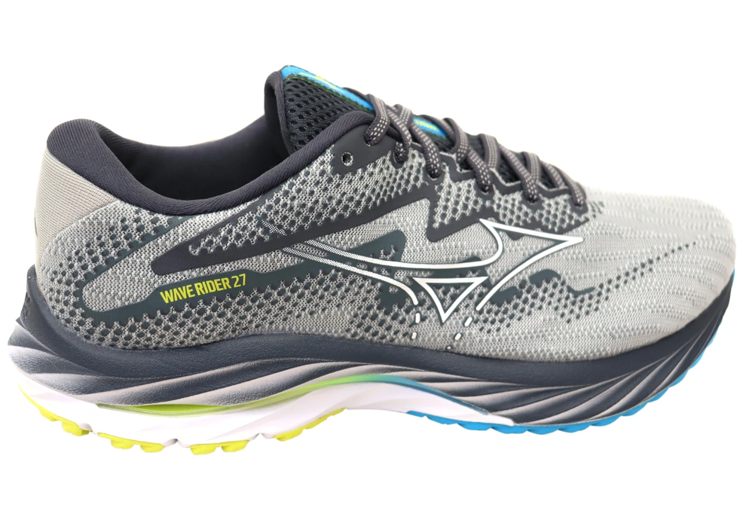 Mizuno Mens Wave Rider 27 Wide Fit Comfortable Running Shoes(Mizuno Mens Rider 27 Wide Fit Comfortable Running Shoes) 2 Mizuno Mens Wave Rider 27 Wide Fit Comfortable Running Shoes(Mizuno Mens Rider 27 Wide Fit Comfortable Running Shoes) - Image 2
